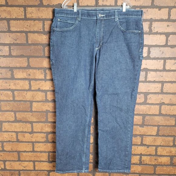Duluth Trading‎ 40 Grit Jeans Men's 42x31 Blue Standard Fit Carpenter Workwear - Picture 2 of 8